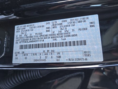 Certified 2025 Ford F150 XLT w/ Equipment Group 302A MID image 26