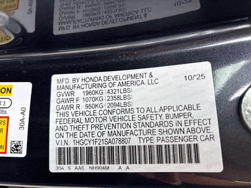 Used 2025 Honda Accord LX image 52