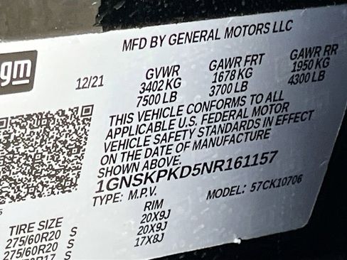 Used 2022 Chevrolet Tahoe Z71 w/ Luxury Package image 35