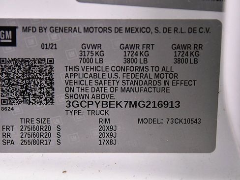 Used 2021 Chevrolet Silverado 1500 Custom image 14