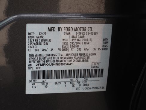 Used 2022 Ford Edge SEL image 44
