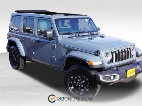 Certified 2025 Jeep Wrangler Unlimited Sahara w/ Safety Group image 1