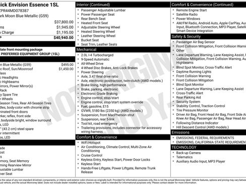 Used 2021 Buick Envision Essence image 4
