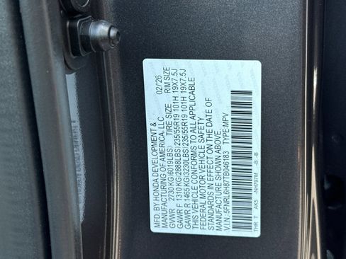 New 2026 Honda Odyssey Touring image 21