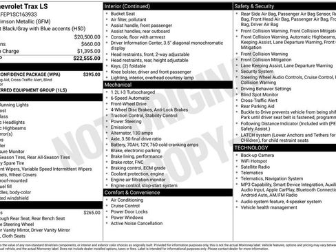 Used 2025 Chevrolet Trax LS w/ Driver Confidence Package FWD image 22