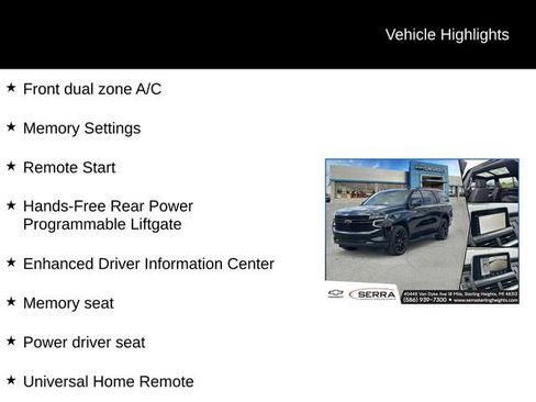 Certified 2023 Chevrolet Tahoe RST w/ Sport Performance Package AWD/4WD image 5