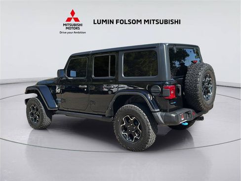 Used 2021 Jeep Wrangler Unlimited Rubicon 4xe w/ Steel Bumper Group AWD/4WD image 3