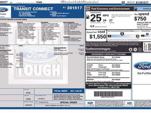 Used 2019 Ford Transit Connect XLT image 38