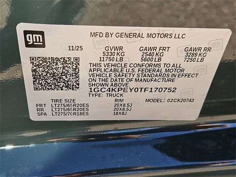 New 2026 Chevrolet Silverado 2500 LTZ w/ LTZ Convenience Package image 31