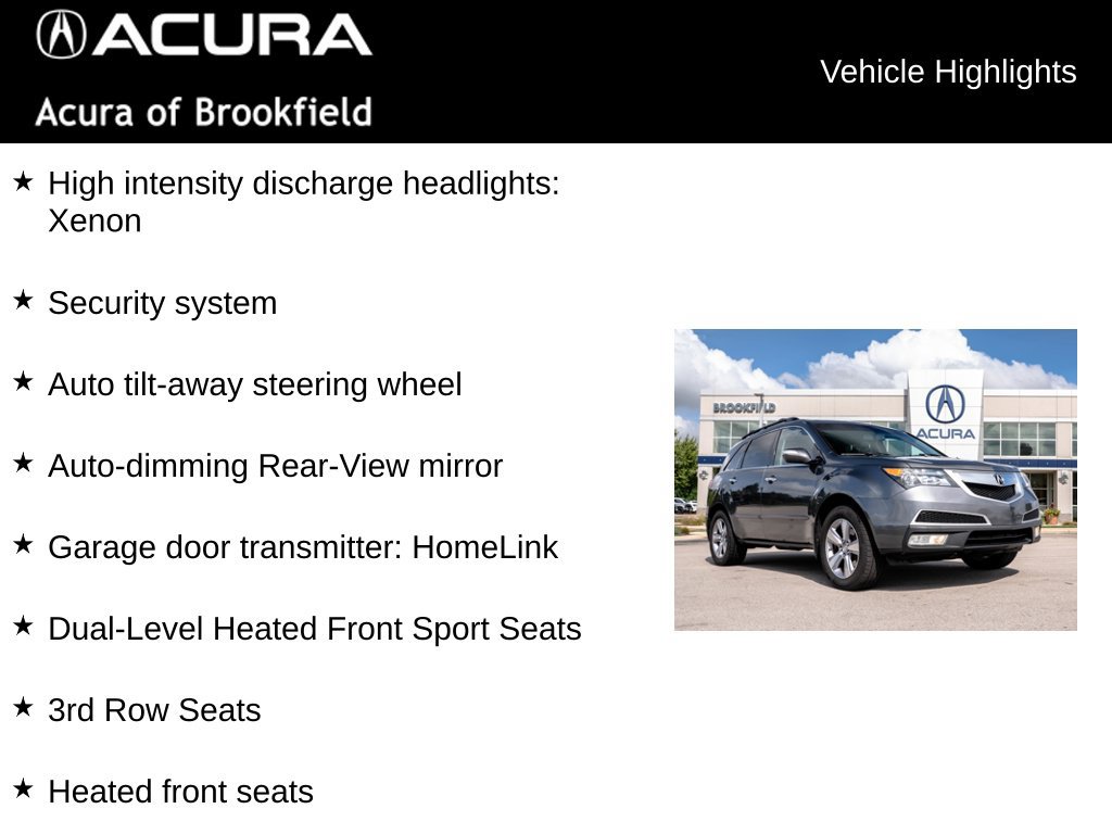 Used 2012 Acura MDX AWD/4WD image 16