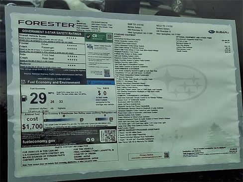 New 2026 Subaru Forester image 21