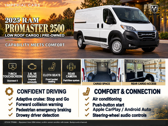 Used 2025 RAM ProMaster 2500 w/ U-Haul Equipment Group FWD image 6