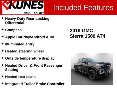 Used 2019 GMC Sierra 1500 AT4 image 3