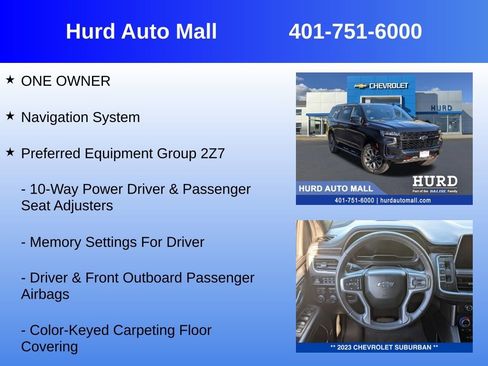 Used 2023 Chevrolet Suburban Z71 w/ Luxury Package image 6