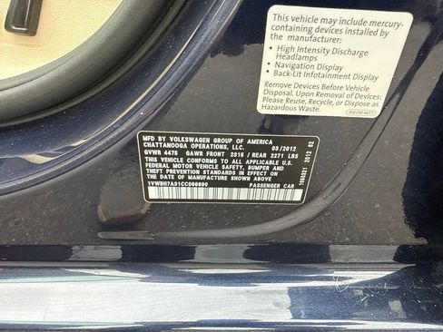 Used 2012 Volkswagen Passat 2.5 SE FWD image 35