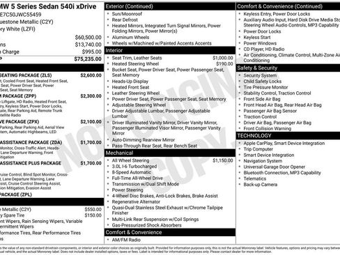 Used 2018 BMW 540i xDrive image 2