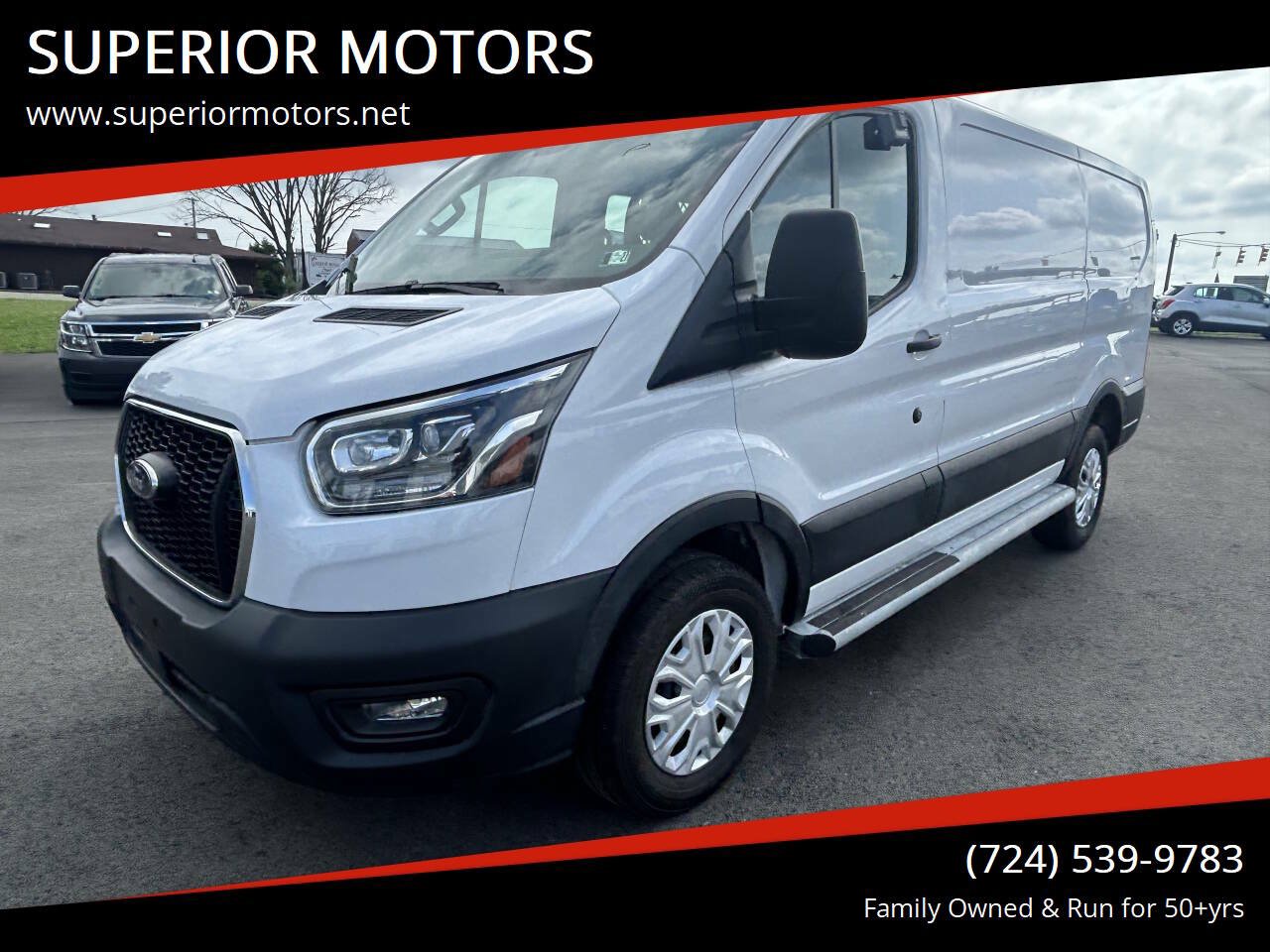 Used 2023 Ford Transit 250 Low Roof w/ Exterior Upgrade Package RWD image 1