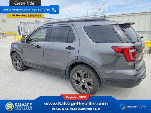 Used 2018 Ford Explorer Sport w/ Equipment Group 401A AWD/4WD image 3