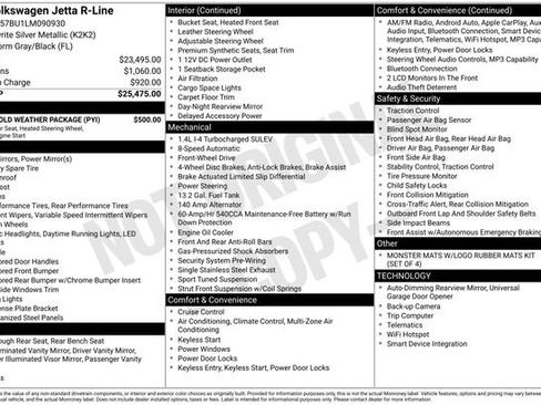 Used 2020 Volkswagen Jetta R-Line w/ R-Line Cold Weather Package image 23