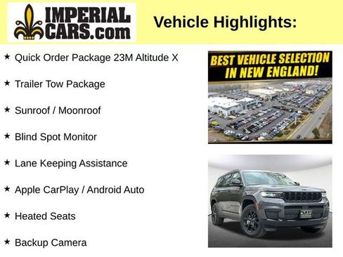 Used 2025 Jeep Grand Cherokee L Altitude AWD/4WD image 8