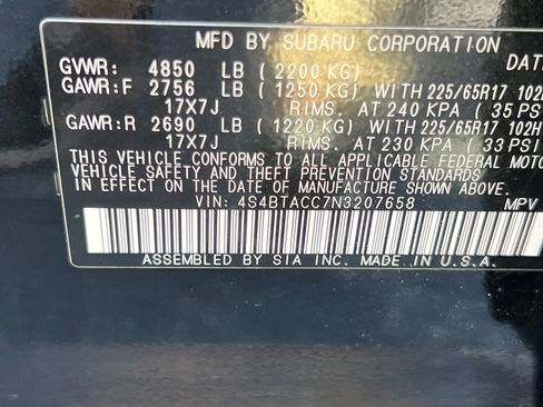 Certified 2022 Subaru Outback Premium image 33