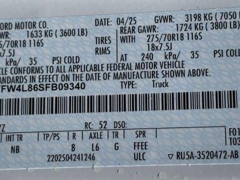 New 2025 Ford F150 Tremor w/ Equipment Group 402A High image 31