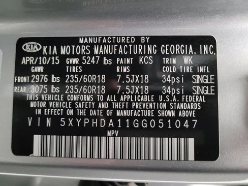 Used 2016 Kia Sorento EX w/ EX Premium Package AWD/4WD image 33