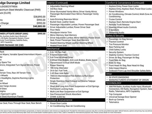 Used 2014 Dodge Durango Limited w/ Nav & Power Liftgate Group AWD/4WD image 4