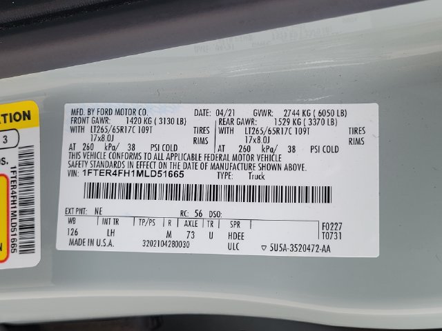 Used 2021 Ford Ranger XLT w/ Equipment Group 302A High AWD/4WD image 17