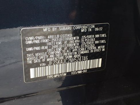 Certified 2022 Subaru Forester Sport image 29