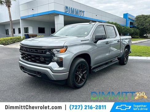 Certified 2023 Chevrolet Silverado 1500 Custom w/ LPO, Dark Essentials Package RWD image 1