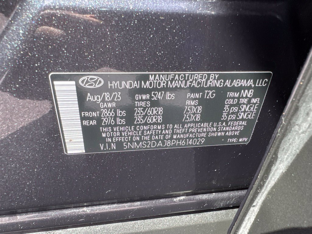 Certified 2023 Hyundai Santa Fe SEL w/ Cargo Package AWD/4WD image 11