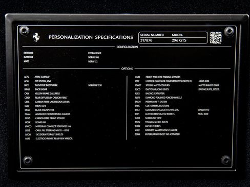 Certified 2025 Ferrari 296 GTS RWD image 40