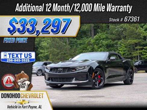 Used 2022 Chevrolet Camaro LT w/ RS Package RWD image 1