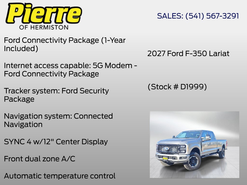 New 2027 Ford F350 Lariat w/ Tremor Off-Road Package AWD/4WD image 6
