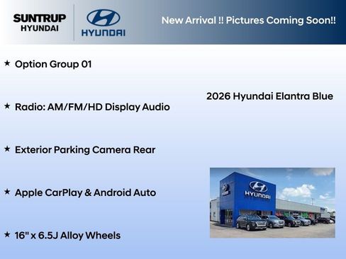 New 2026 Hyundai Elantra Blue image 2