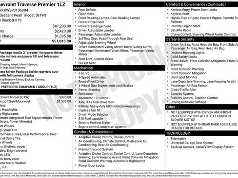 Used 2023 Chevrolet Traverse Premier FWD image 40
