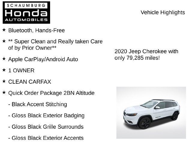 Used 2020 Jeep Cherokee Latitude Plus AWD/4WD image 8
