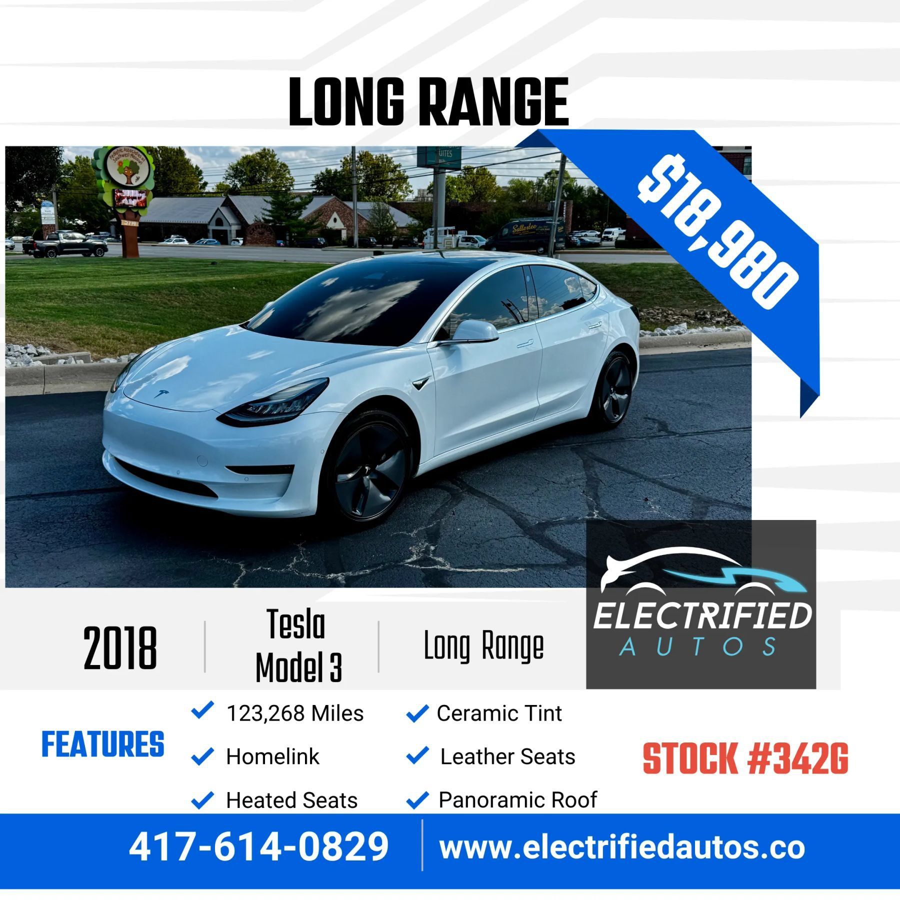 Used 2018 Tesla Model 3 Long Range RWD image 1
