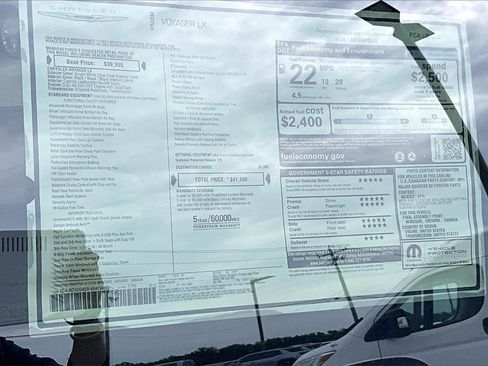 New 2025 Chrysler Voyager LX image 21
