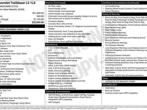 Used 2021 Chevrolet TrailBlazer LS image 5