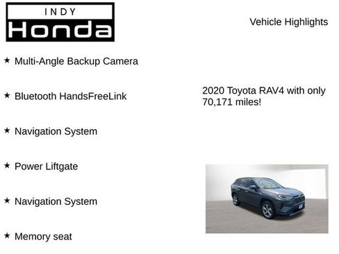 Used 2020 Toyota RAV4 Limited w/ All Weather Liner Package image 7