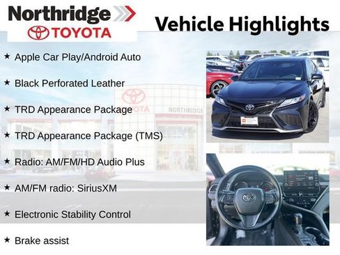 Used 2022 Toyota Camry XSE w/ TRD Appearance Package (TMS) FWD image 2