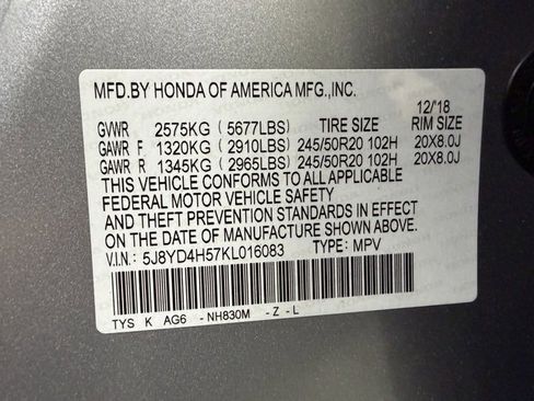 Used 2019 Acura MDX SH-AWD w/ Technology Package image 35