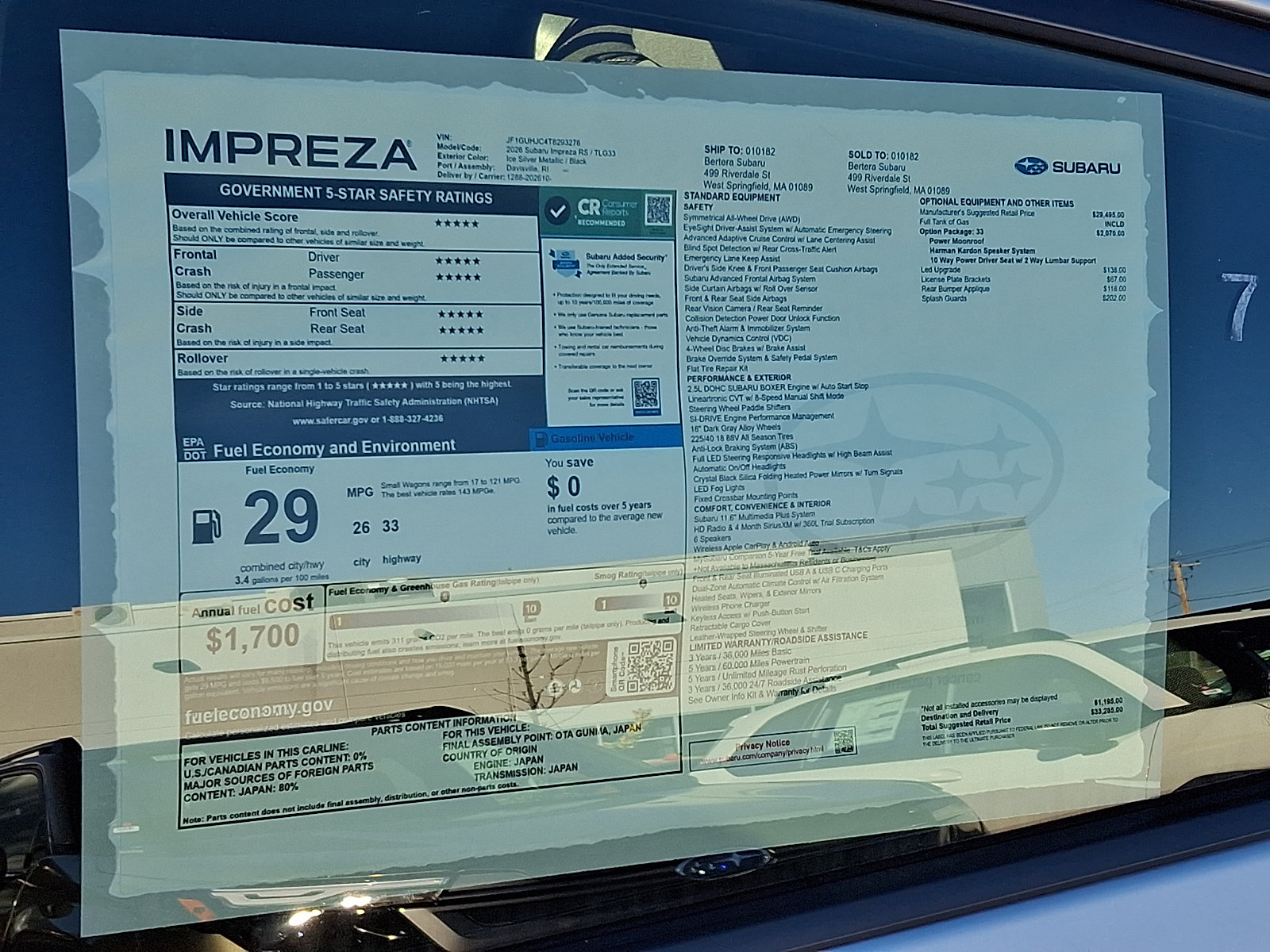 New 2026 Subaru Impreza RS AWD/4WD image 23