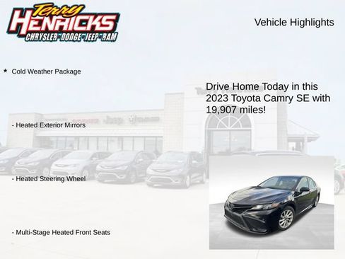 Used 2023 Toyota Camry SE FWD image 4