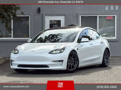 Used 2022 Tesla Model 3 Long Range AWD/4WD image 1