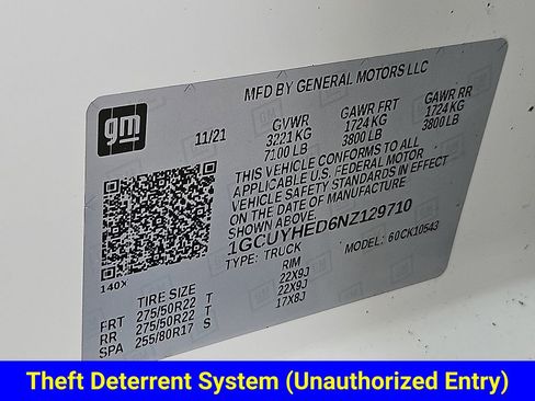 Used 2022 Chevrolet Silverado 1500 High Country w/ Technology Package image 30