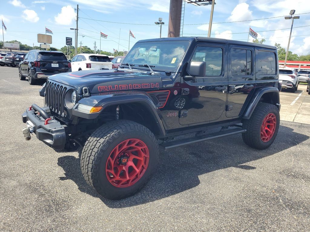 Used 2021 Jeep Wrangler Unlimited Rubicon w/ Uconnect 4C Nav & Sound Group AWD/4WD image 2