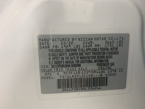 Used 2022 Nissan Kicks S image 12